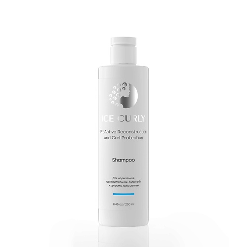 Шампунь для волос ICE CURLY Шампунь-реконструктор ProActive Reconstruction and Curl Protection Shampoo