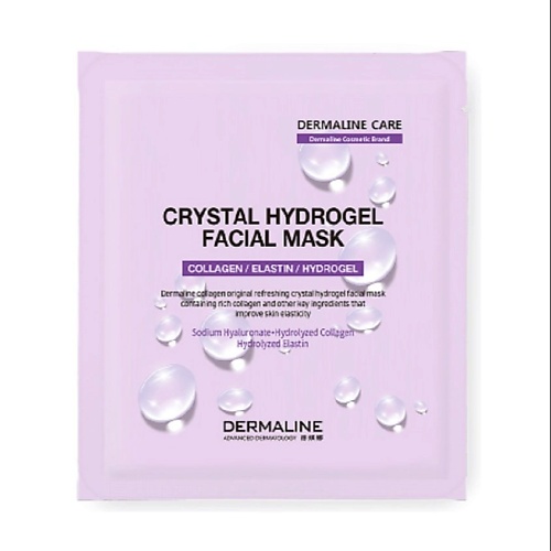 DERMALINE Маска для лица CRYSTAL HYDROGEL FACIAL MASK 32.0