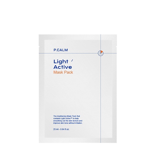 Маска для лица P.CALM Маска для лица Light Active Mask Pack тканевая