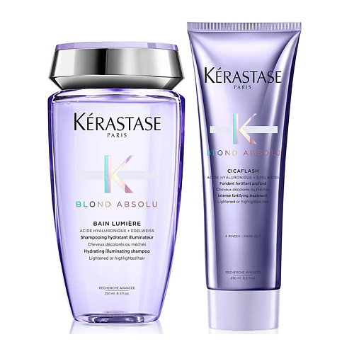 KERASTASE Увлажняющий набор для ухода за осветленными волосами Blond Absolu Bain Lumiere