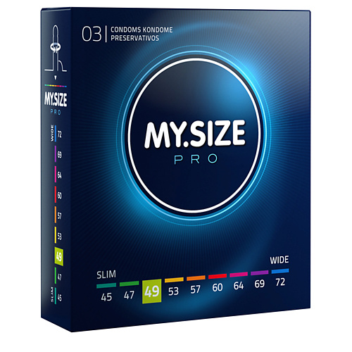 MYSIZE Презервативы ультратонкие, размер 49 3.0