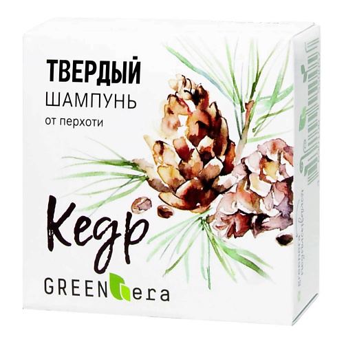 Шампунь для волос GREEN-ERA Твердый шампунь Кедр