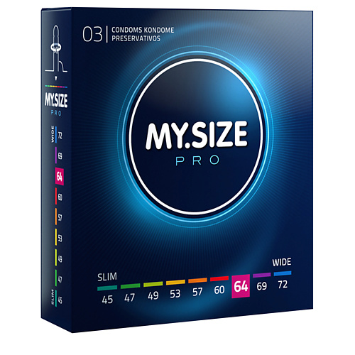 MYSIZE Презервативы ультратонкие, размер 64 3.0