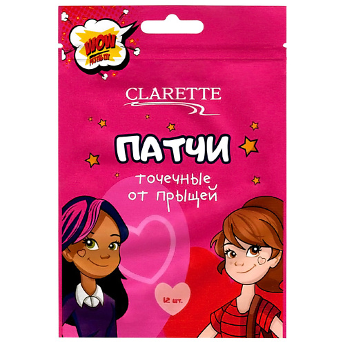 Патчи для лица CLARETTE Патчи точечные от прыщей