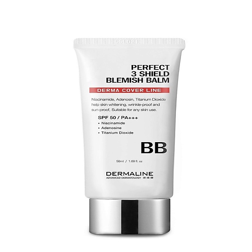 BB крем для лица DERMALINE Крем для лица PERFECT 3 SHIELD BLEMISH BALM