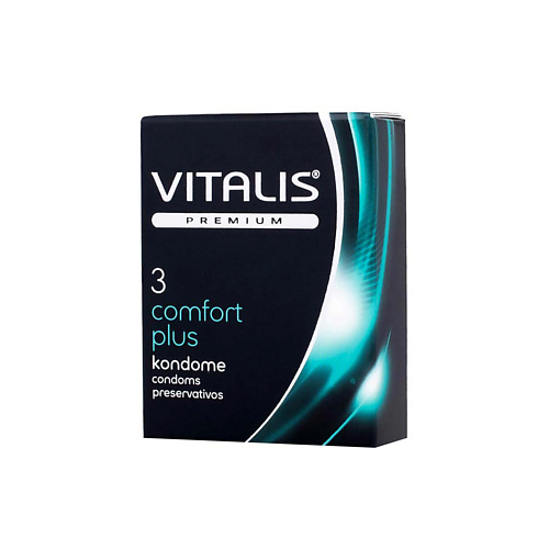 VITALIS Презервативы PREMIUM Comfort Plus, Анатомической формы 3.0