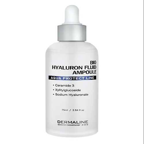 Сыворотка для лица DERMALINE Ампульная сыворотка BIO HYALURON FLUID AMPOULE