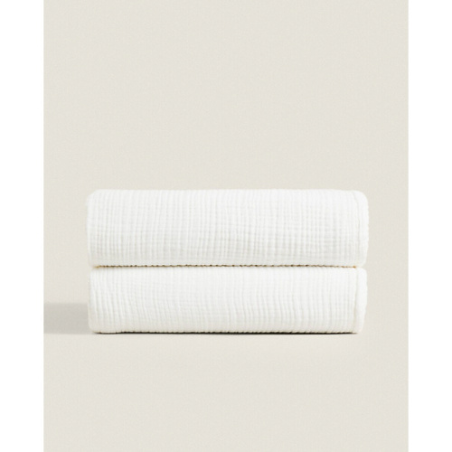 ZARA HOME Плед из хлопкового муслина 140 x 190