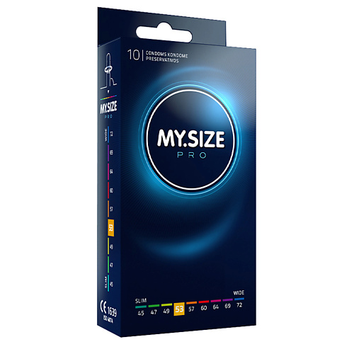 MYSIZE Презервативы ультратонкие, размер 53 10.0