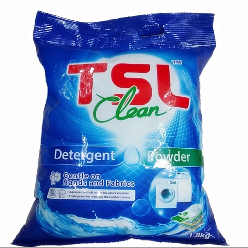 Порошок для стирки TSL CLEAN Стиральный порошок универсальный