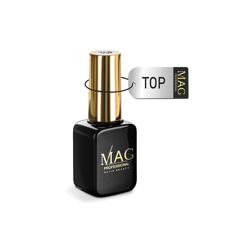 MAG NAILS BEAUTY PROFESSIONAL Топ для ногтей без липкого слоя глянцевый TOP 15.0