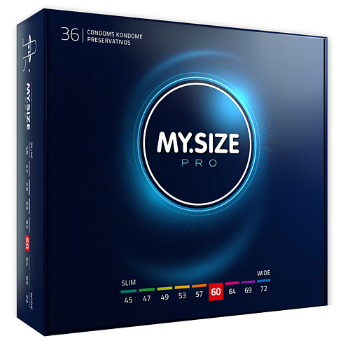 MYSIZE Презервативы ультратонкие, размер 60 36.0