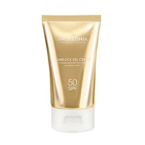 Солнцезащитный крем для лица и тела APOLLONIA SUNBLOCK GEL CREAM Солнцезащитный гель-крем для лица и тела SPF 50