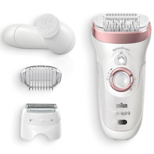  BRAUN Braun эпилятор  Silk-epil 9 Beauty SES 9-985 с щёточкой ,сухая/влажная