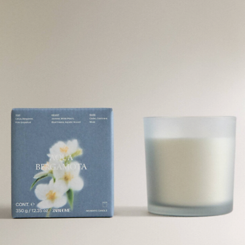 Свеча ZARA HOME Ароматическая свеча aqua bergamot