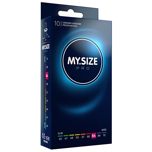 MYSIZE Презервативы ультратонкие, размер 64 10.0