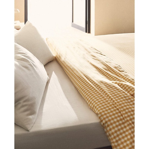   Летуаль ZARA HOME Пододеяльник Check duvet 150 x 220