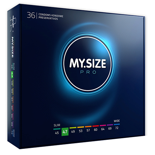 MYSIZE Презервативы ультратонкие, размер 47 36.0