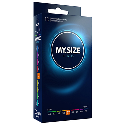 MYSIZE Презервативы ультратонкие, размер 57 10.0