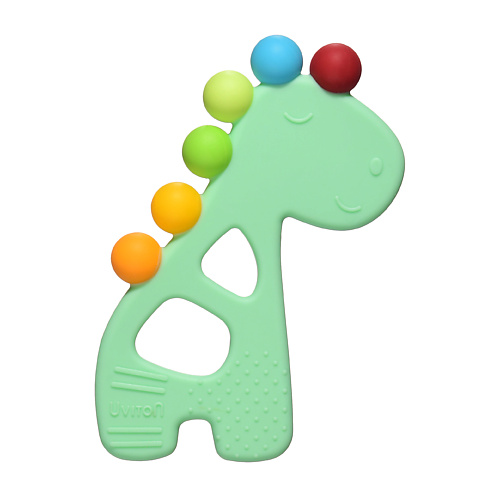 UVITON Прорезыватель силиконовый Rainbow giraffe