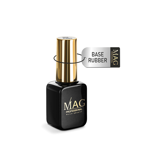 MAG NAILS BEAUTY PROFESSIONAL Каучуковая база для ногтей прозрачная BASE RUBBER