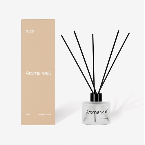 AROMA WALL Диффузор для дома с палочками —  Сандал и Ваниль N.021 100.0