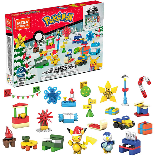 

POKEMON Адвент-календарь MEGA Pokémon Building Toys 1.0, Адвент-календарь MEGA Pokémon Building Toys