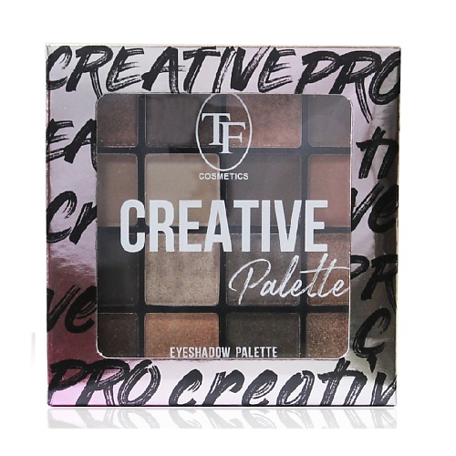   Летуаль TF Палетка теней для макияжа CREATIVE PALETTE