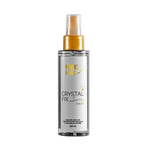 Спреи для волос MAGIC HAIR CURL Crystal fix hold spray, жидкий спрей-лак экстрасильной фиксации 120.0