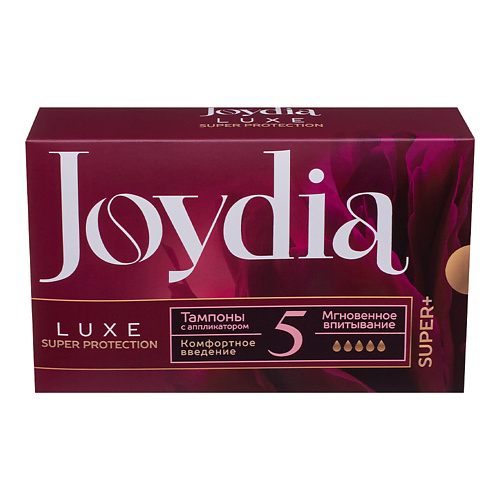 JOYDIA Тампоны с аппликатором Luxe super protection Super+ 16.0