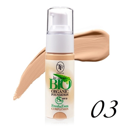 TF Крем тональный BIO ORGANIC Foundation SPF10