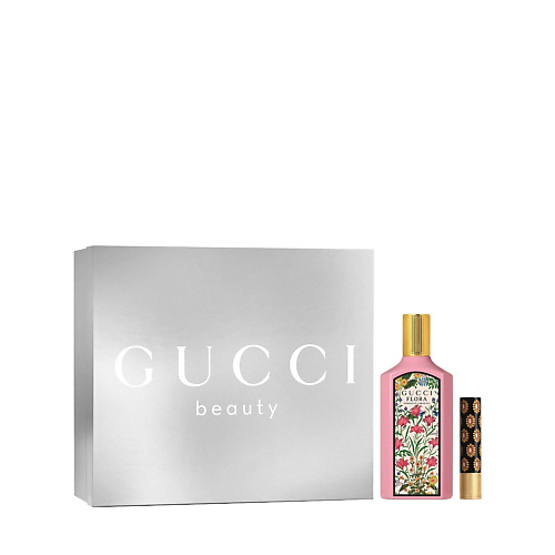 Набор парфюмерии GUCCI Набор: Парфюмерная вода Flora Gorgeous Gardenia + Помада