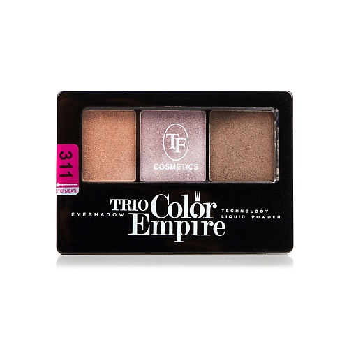 Тени для век TF Тени для век Трехцветные компактные Trio Empire Color Eyeshadow