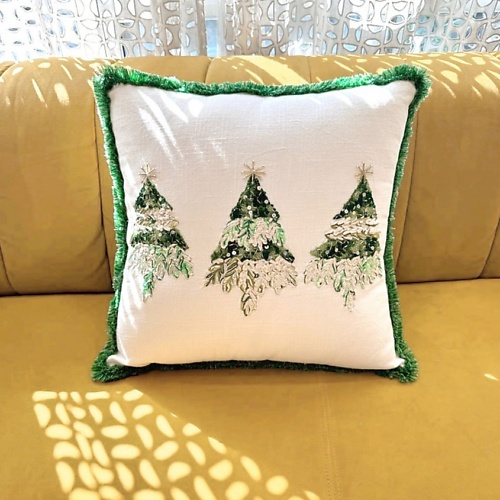 Чехол для подушки ARYA HOME COLLECTION Чехол для подушки 45x45 Christmas Trio