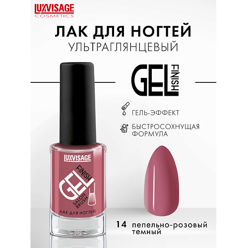 LUXVISAGE Лак для ногтей GEL finish