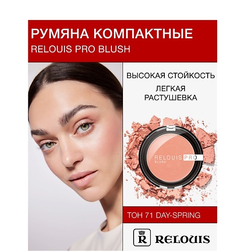 RELOUIS Румяна компактные RELOUIS PRO BLUSH