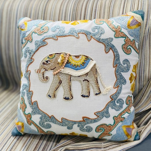 ARYA HOME COLLECTION Чехол для подушки  45x45 Hindi Elephant