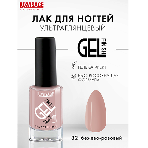 LUXVISAGE Лак для ногтей GEL finish