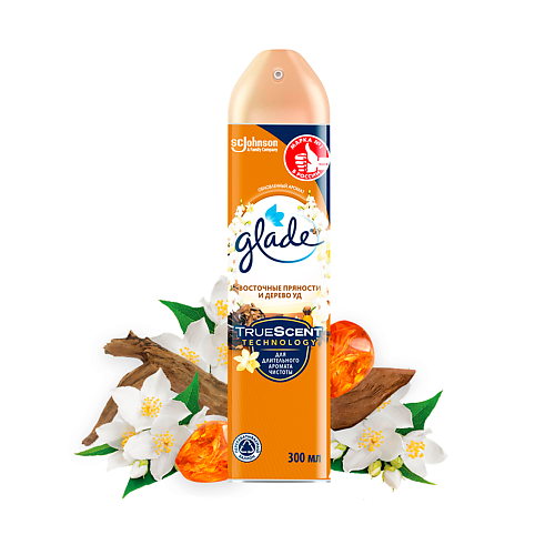 GLADE Аэрозоль Восточные пряности и Дерево уд 300.0