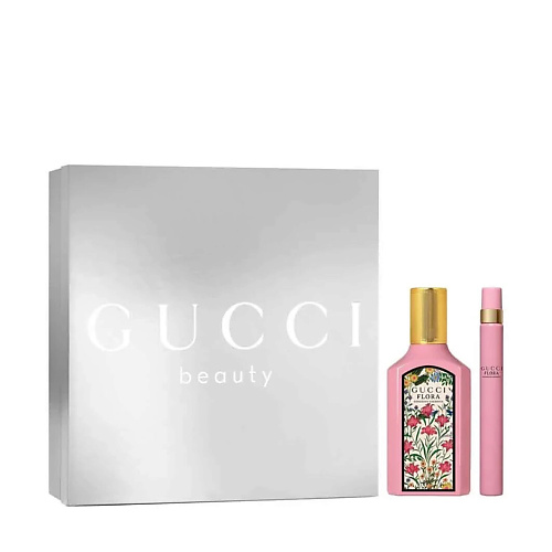 Набор парфюмерии GUCCI Парфюмерная вода Flora Gorgeous Gardenia +Флакон в дорожной версии