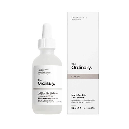 THE ORDINARY Увлажняющая сыворотка с петидами и гиалуроновой кислотой Multi-Peptide + HA Serum 60.0