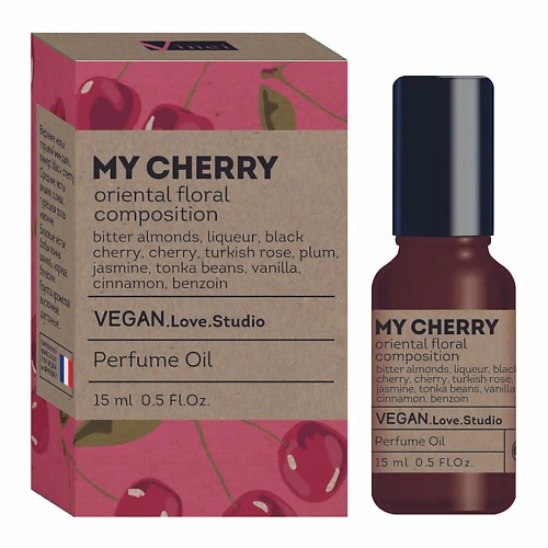 VEGAN.LOVE.STUDIO Парфюмерное масло для тела My Cherry 15.0