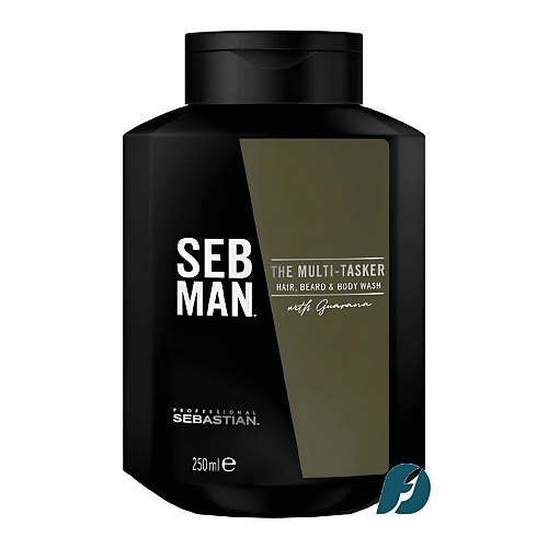 SEBASTIAN PROFESSIONAL Шампунь для ухода за волосами, бородой и телом SEB MAN The Multi-Tasker 3in1 250.0