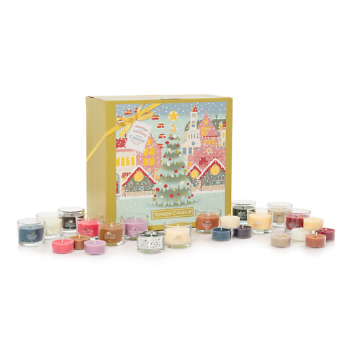 Набор ароматических свечей YANKEE CANDLE Адвент-календарь Passport to the Holidays Advent Calendar 2024