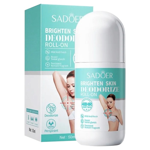   Летуаль SADOER Дезодорант роликовый Brighten Skin женский 50.0