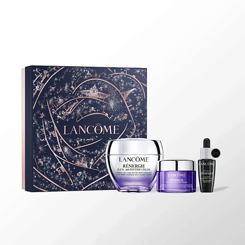 LANCOME Набор Renergie: Крем для лица + Крем для лица, мини-формат + Миниатюра сыворотки для лица