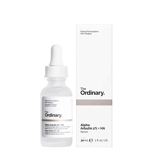 Сыворотка для лица THE ORDINARY Осветляющая антипигментационная сыворотка Alpha Arbutin 2% + HA