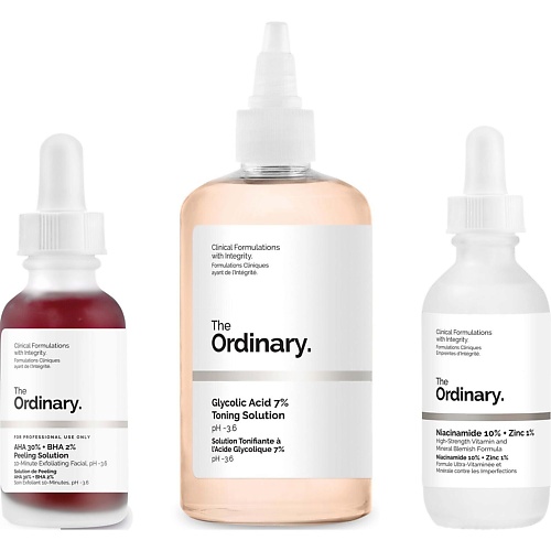 THE ORDINARY Набор для лица TikTok Trending Trio 5779₽