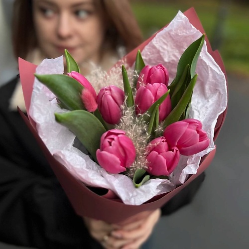 LE BOUQUET Букет розовых тюльпанов