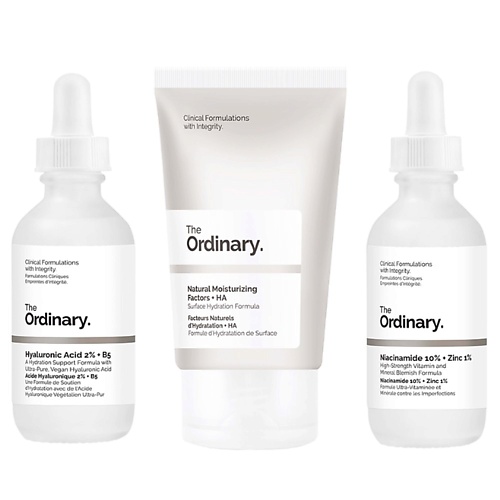 Набор средств для лица THE ORDINARY Набор для ухода за кожей Bestsellers Trio